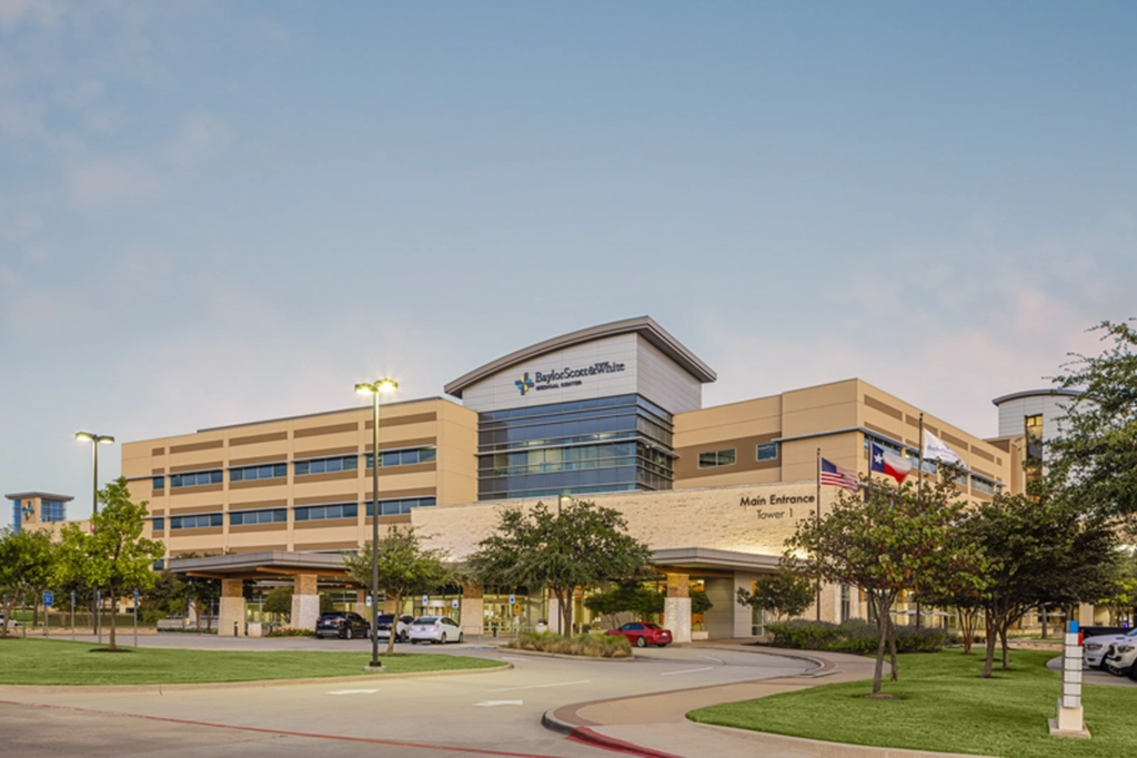 Exterior view of Baylor Scott & White Health Medical Center - Grapevine