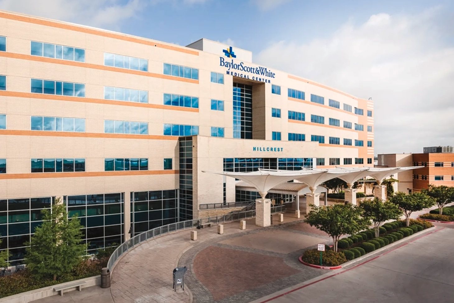 Exterior view of Baylor Scott & White Medical Center - Hillcrest location