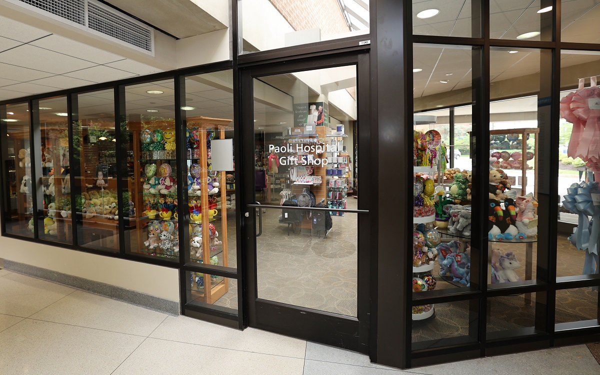 Photo of Paoli Hospital gift shop storefront