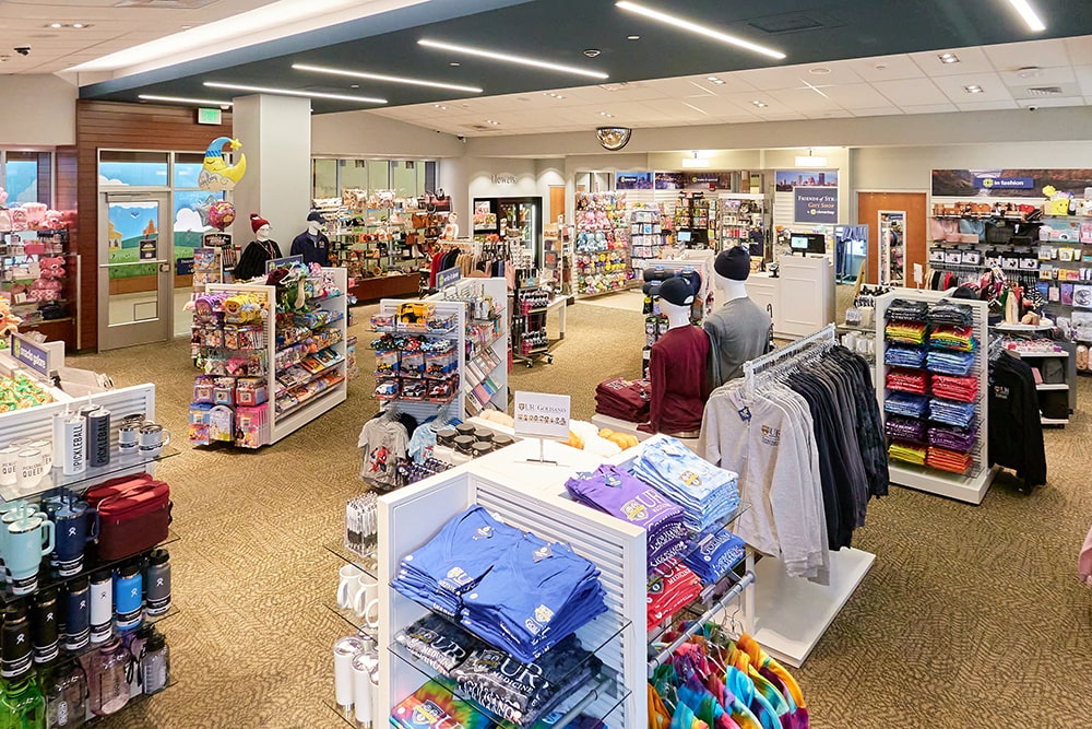 Interior view of the Friends of Strong gift shop at Strong Memorial Hospital by Cloverkey