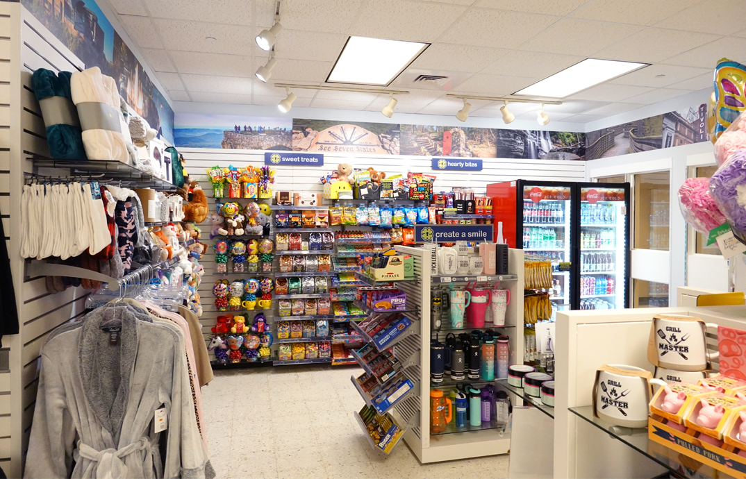 Convenience items at the Cloverkey gift shop at CHI Memorial Hospital