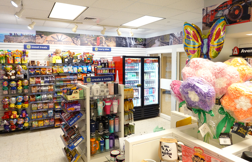 Candy & snacks at the Cloverkey gift shop at CHI Memorial Hospital