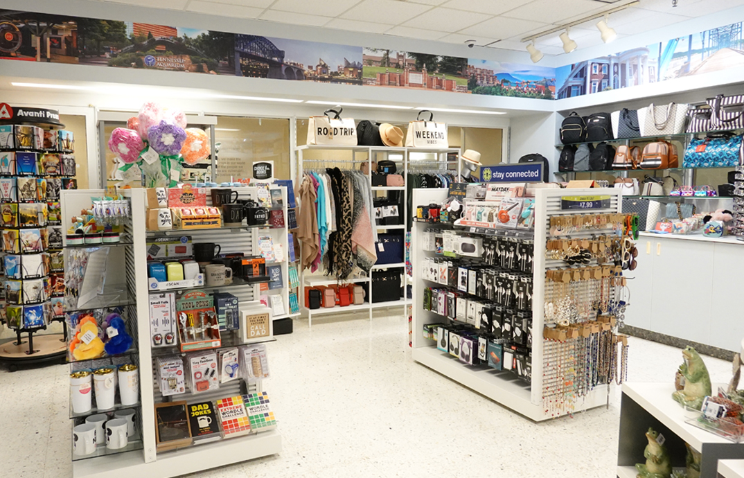 Interior of the Cloverkey gift shop at CHI Memorial Hospital