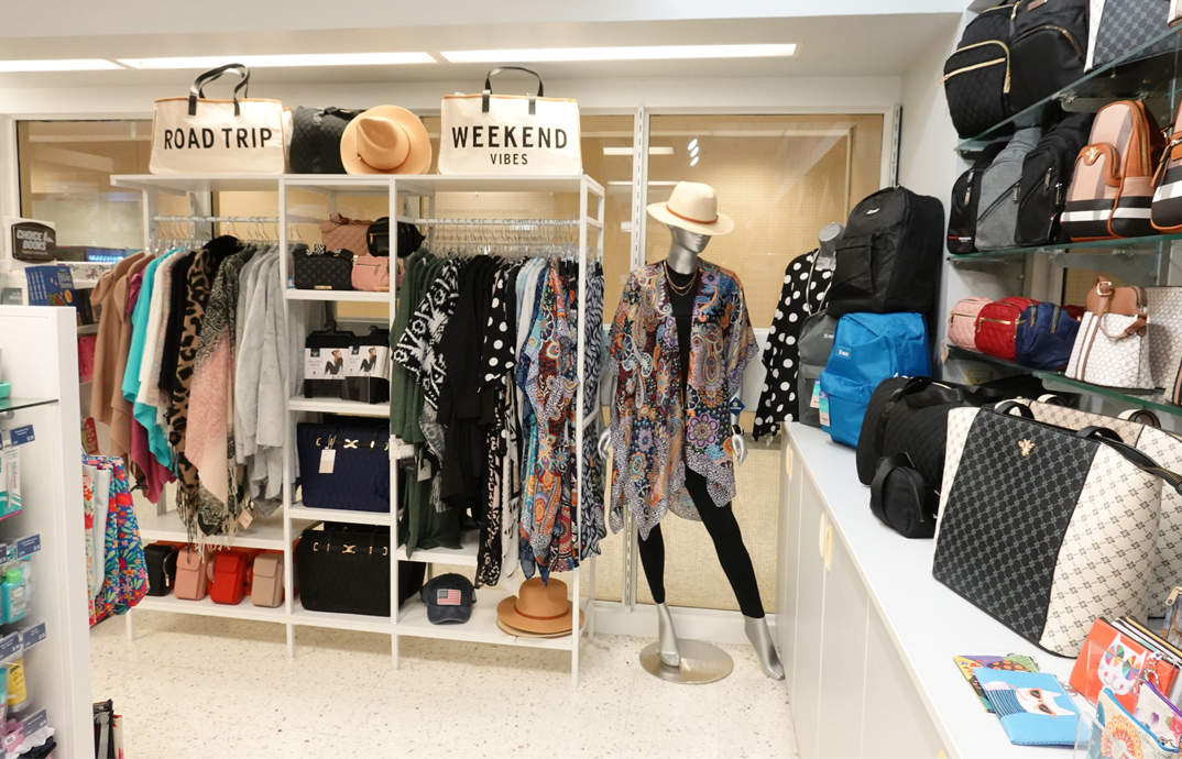 Clothing & apparel at the Cloverkey gift shop at CHI Memorial Hospital