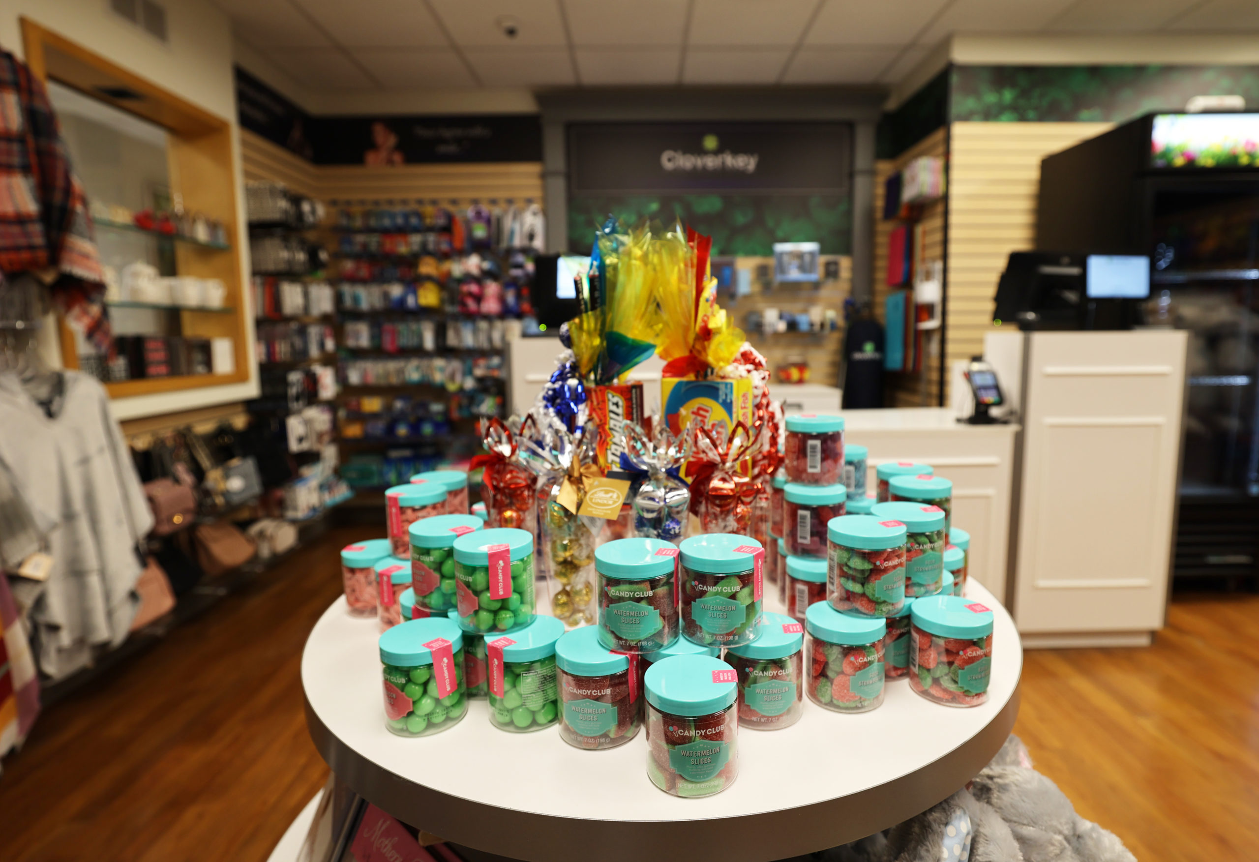 Candy merchandise inside Houston Methodist Baytown Gift Shop