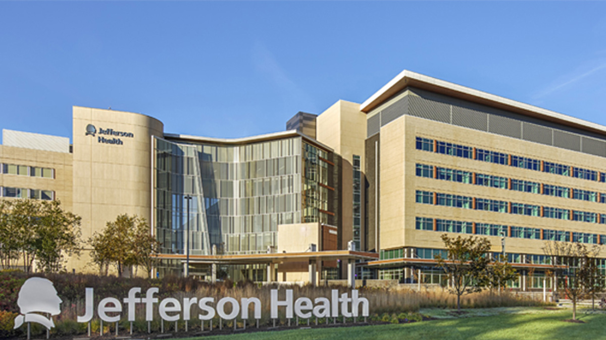 Photo of main hospital where the gift shop in Jefferson Cherry Hill Hospital can be found