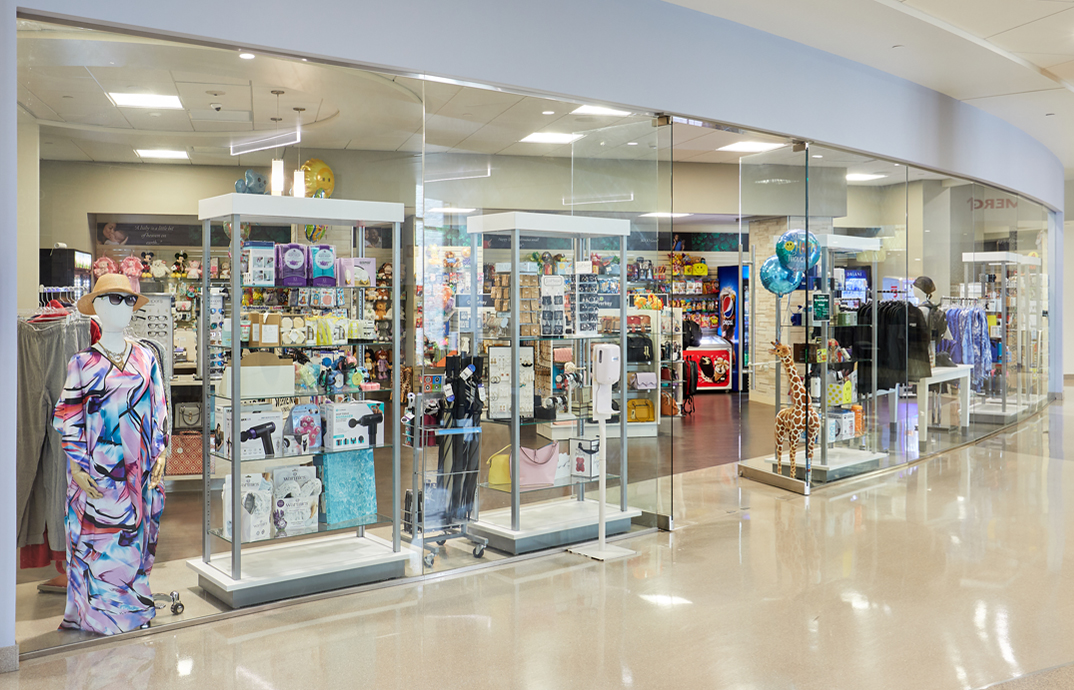 Exterior of the Cloverkey gift shop at Texas Health Huguley Hospital