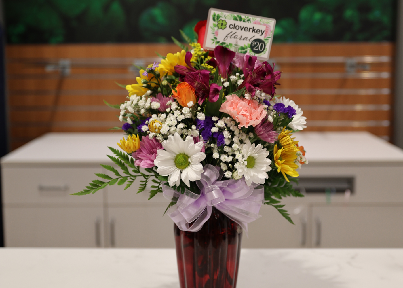 Flowers at the Cloverkey gift shop at The Hospitals of Providence, Memorial Campus