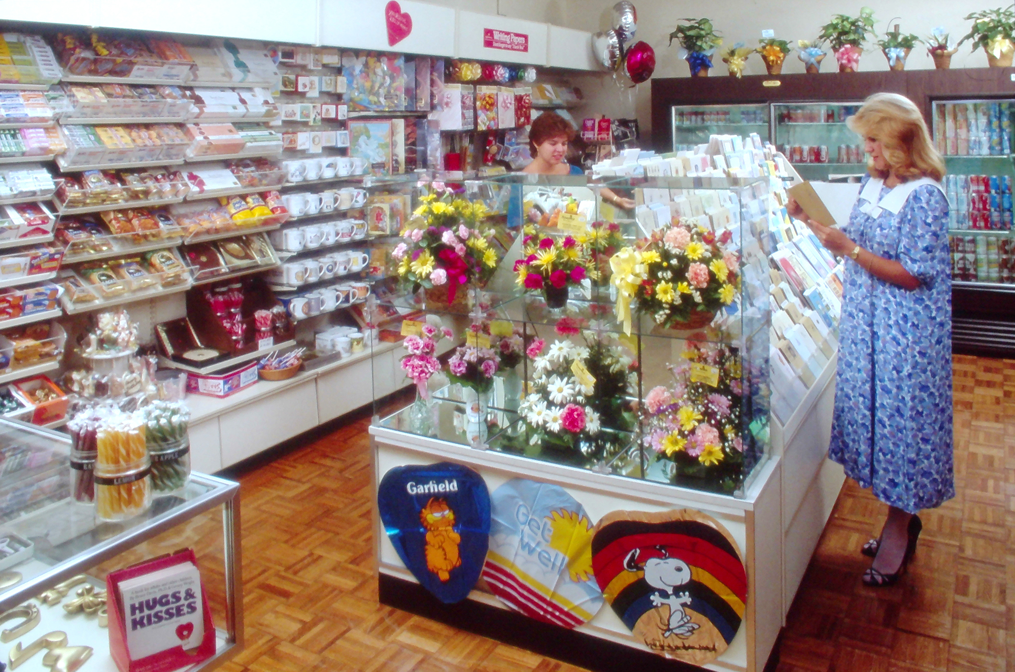 Lori's hospital gift shop in Plano, Texas in the 1980s